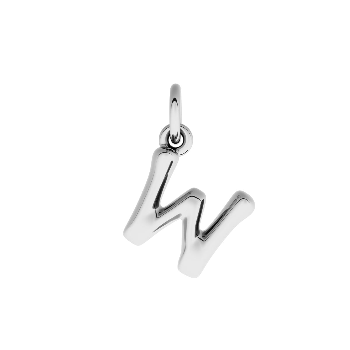 Made Mine Fine Charm - Molten Initial (Silver)