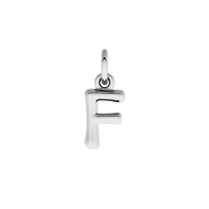 Made Mine Fine Charm - Molten Initial (Silver)