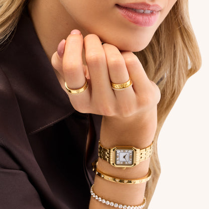 Fine 3D Name Ring (Gold)