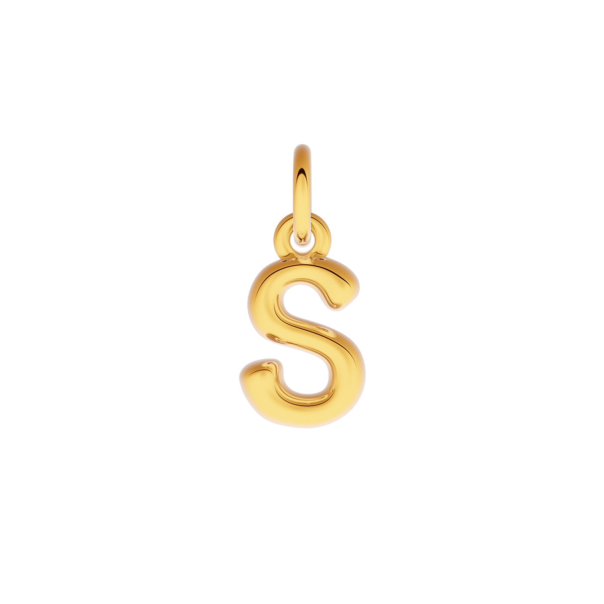 Made Mine Fine Charm - Molten Initial (Gold)