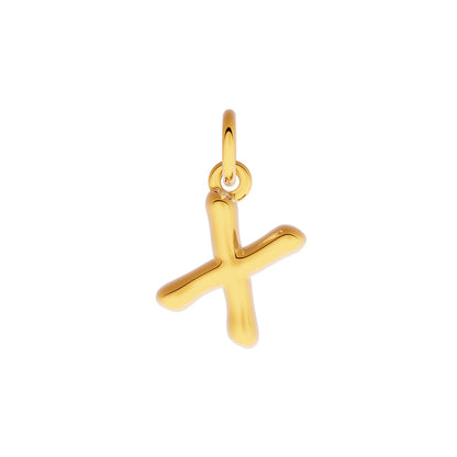 Made Mine Fine Charm - Molten Initial (Gold)
