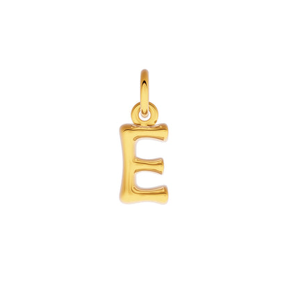 Made Mine Fine Charm - Molten Initial (Gold)