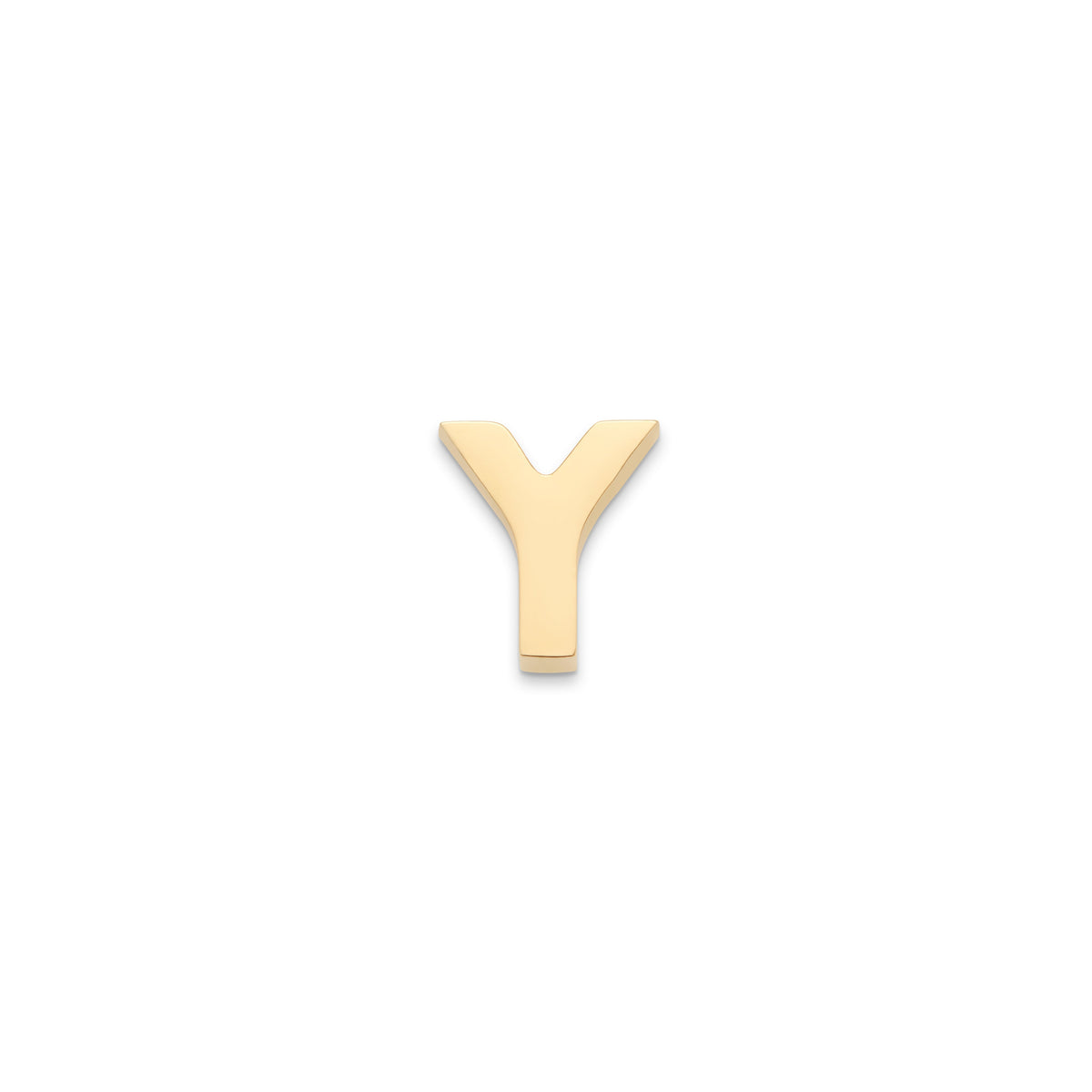 Made Mine Charms - Block Initial Charm (Gold)