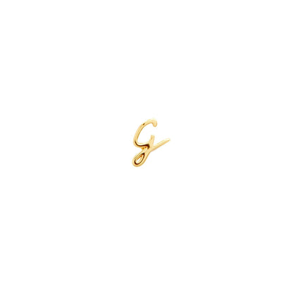 Made Mine Charms - Script Initial Charms (Gold)