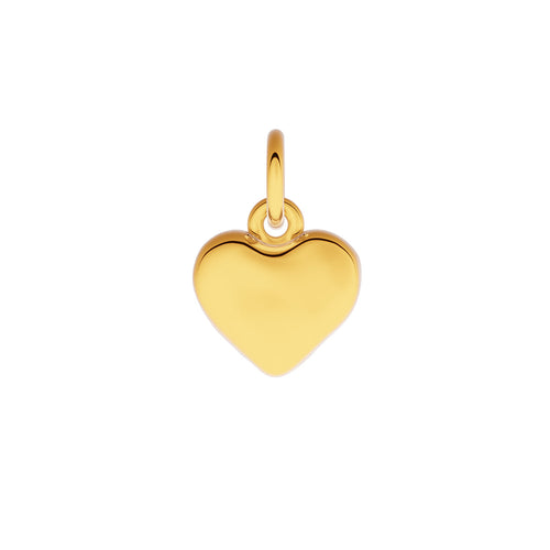 Made Mine Fine Charm - Molten Heart (Gold)