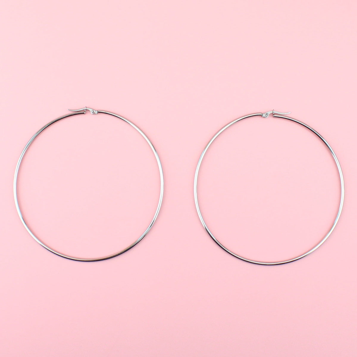 The Bigger The Hoop Earrings (85mm)