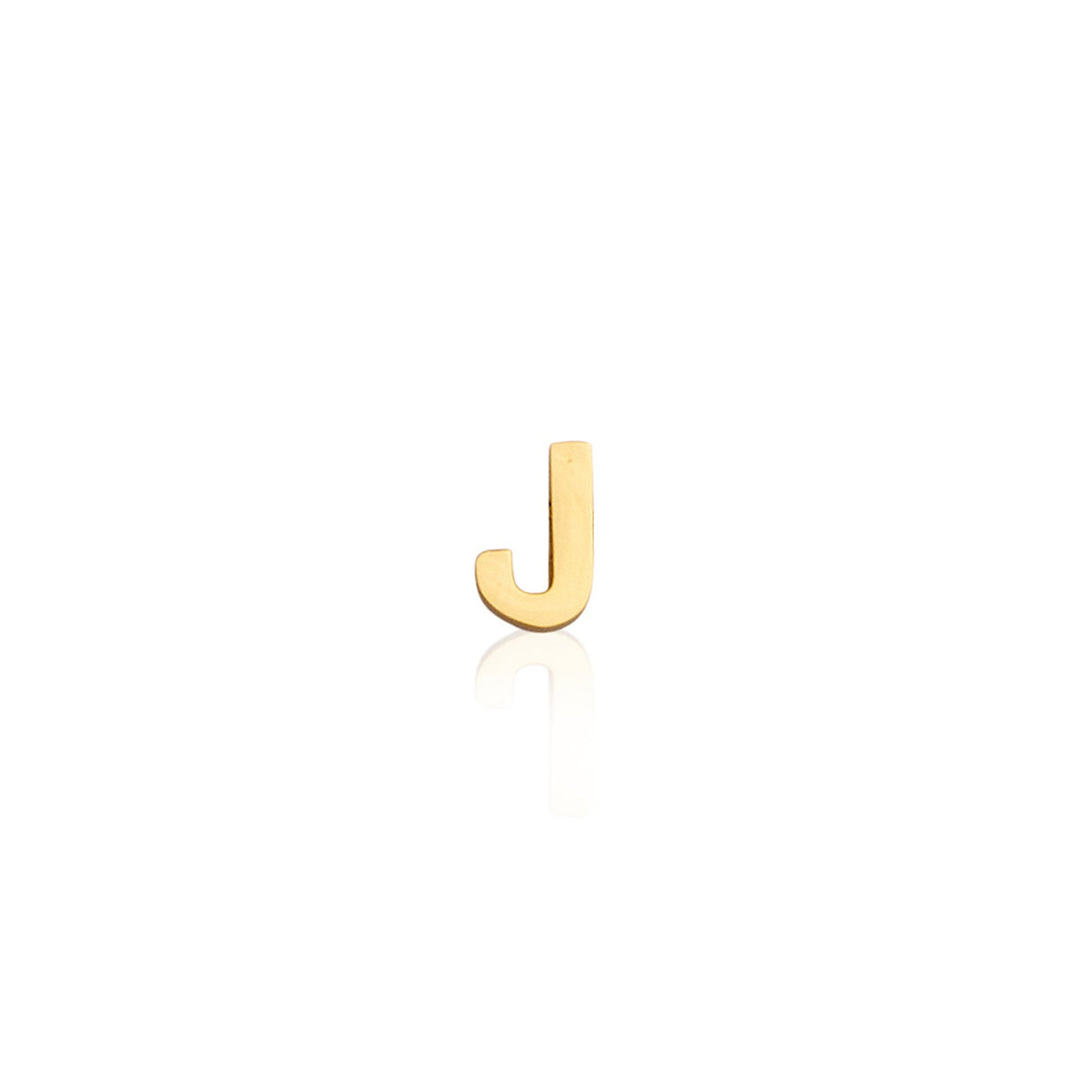 Made Mine Mini Letter Sphere Chain Necklace (Gold)