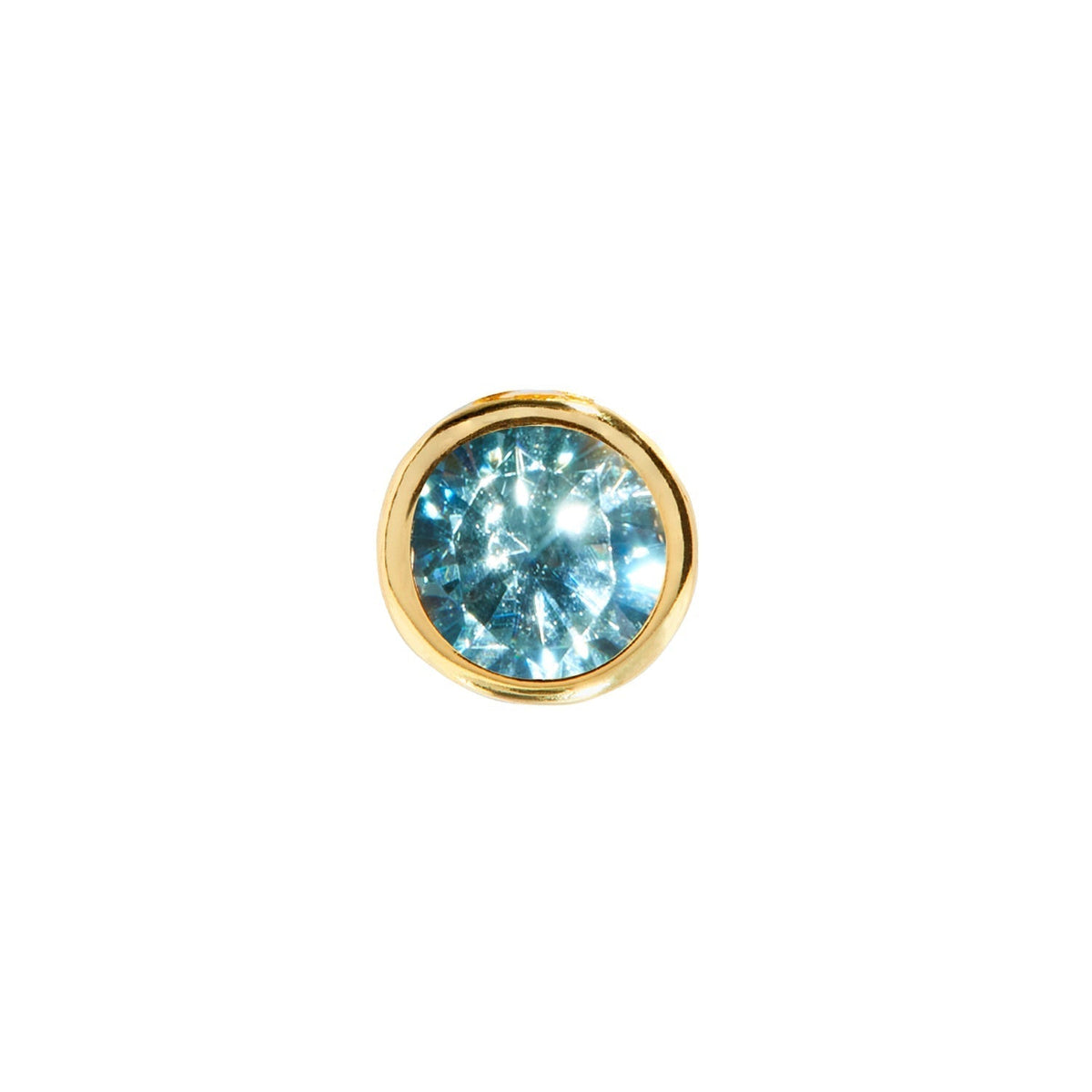 Double Initial Icon - Birthstone (Gold)