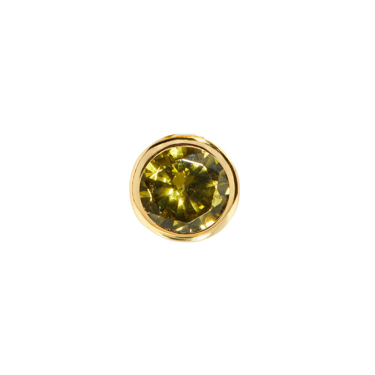 Double Initial Icon - Birthstone (Gold)