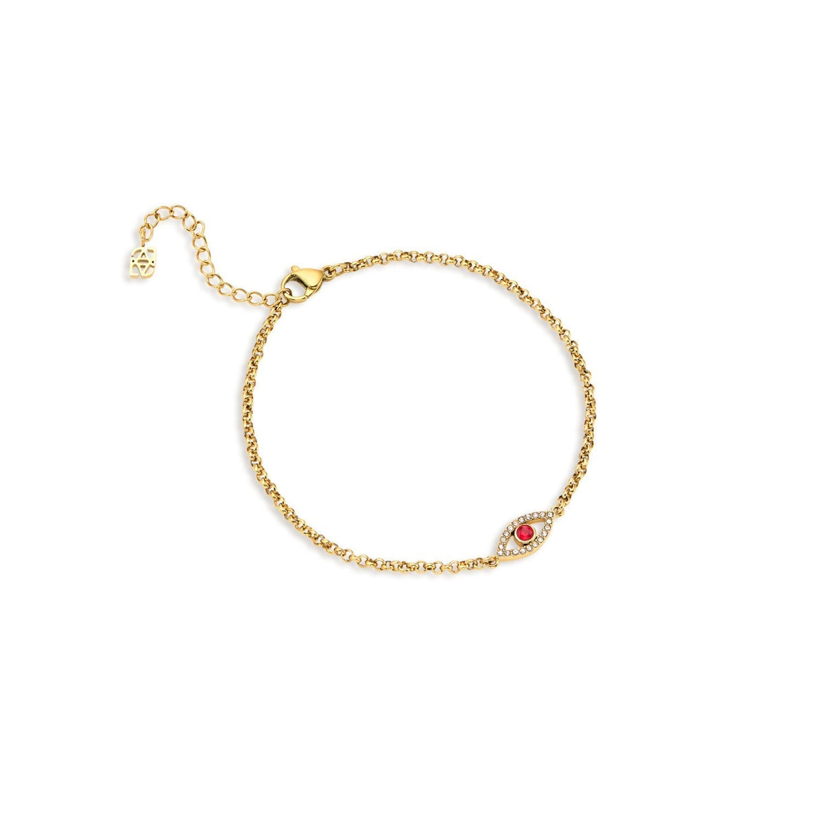 Custom Evil Eye Bracelet (Gold)