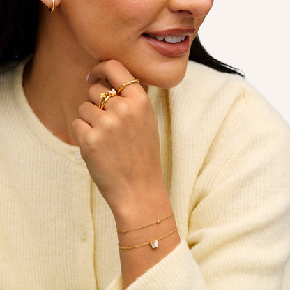 Fine Single Charm Bracelet (Gold)