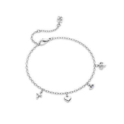 Made Mine Fine Charm Bracelet (Silver)