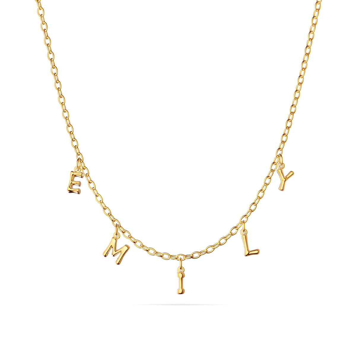 Made Mine Fine Name Necklace (Gold)