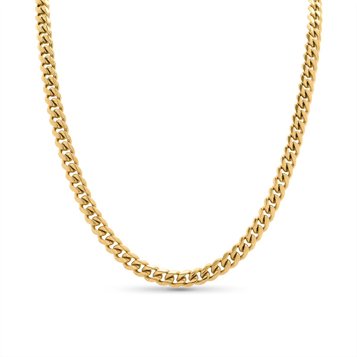 Curb Chain Necklace (Gold)
