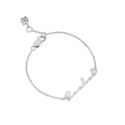Fine Mini Signature Name Bracelet (Silver)