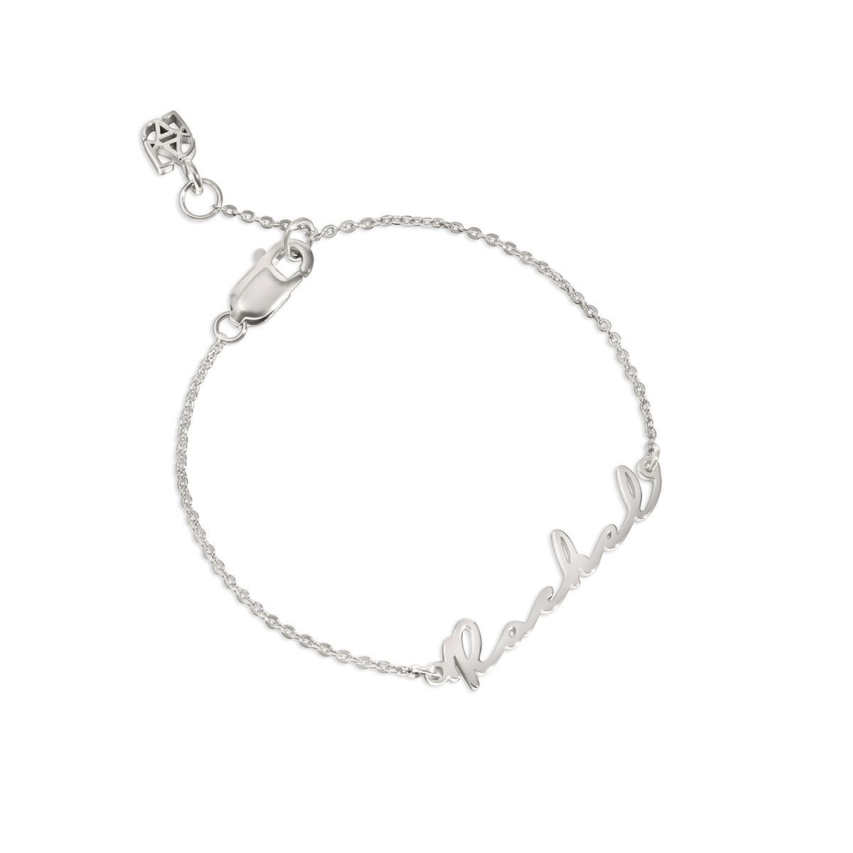 Fine Mini Signature Name Bracelet (Silver)