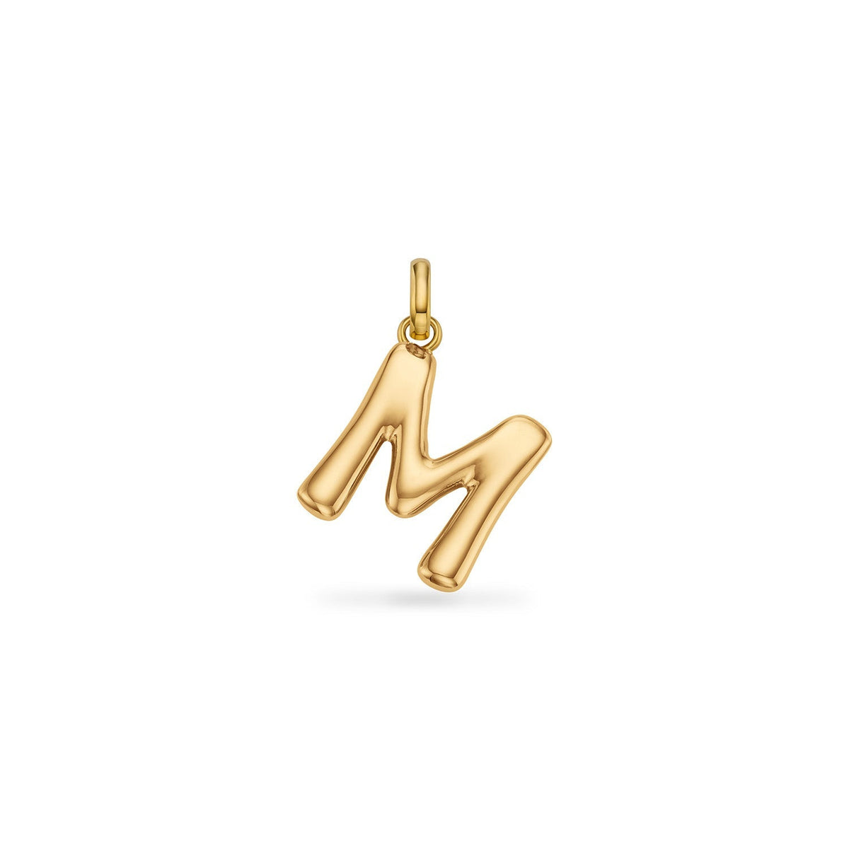 Molten Initial Pendant (Gold)