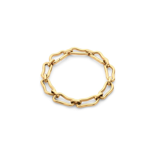 Molten Link Bracelet (Gold)