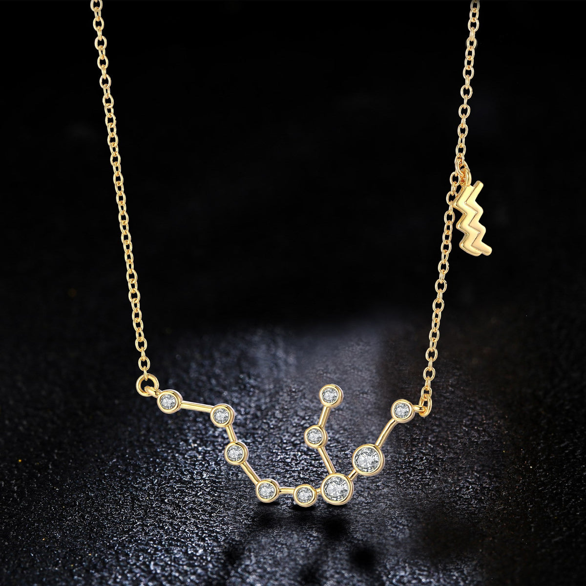 18K Gold Plated Zodiac Constellation Necklace