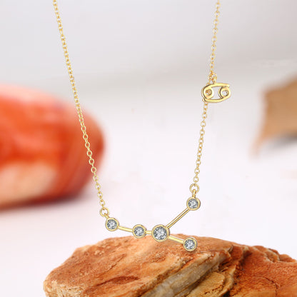 18K Gold Plated Zodiac Constellation Necklace