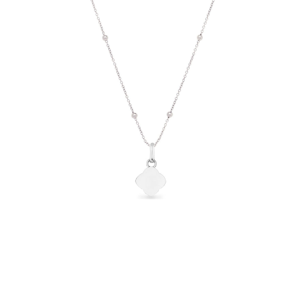 Pearl Clover Necklace (Silver)