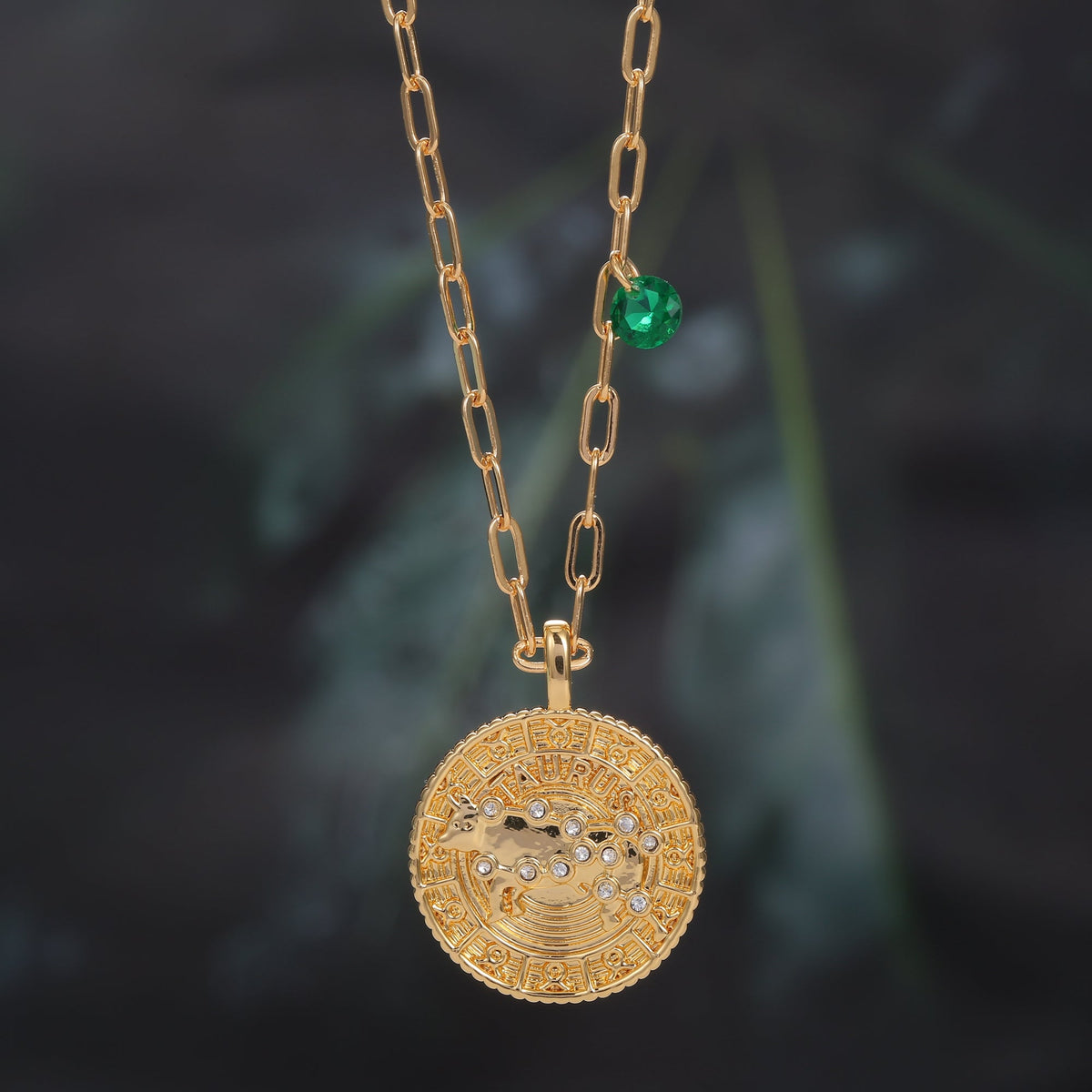 18K Gold Plated Zodiac Birth Coin
