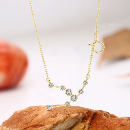 18K Gold Plated Zodiac Constellation Necklace