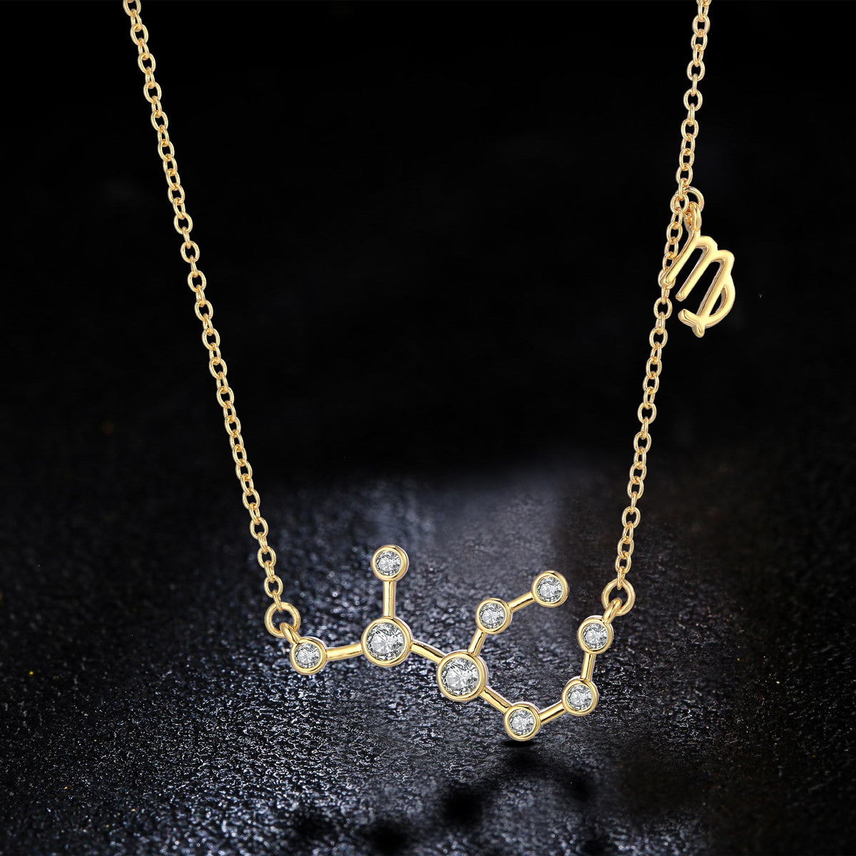 18K Gold Plated Zodiac Constellation Necklace