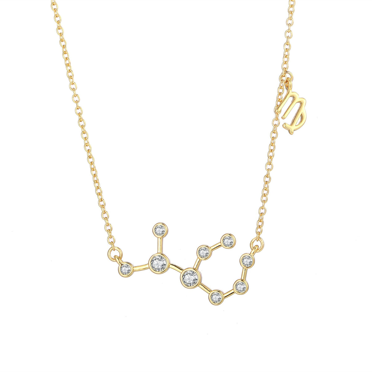 18K Gold Plated Zodiac Constellation Necklace