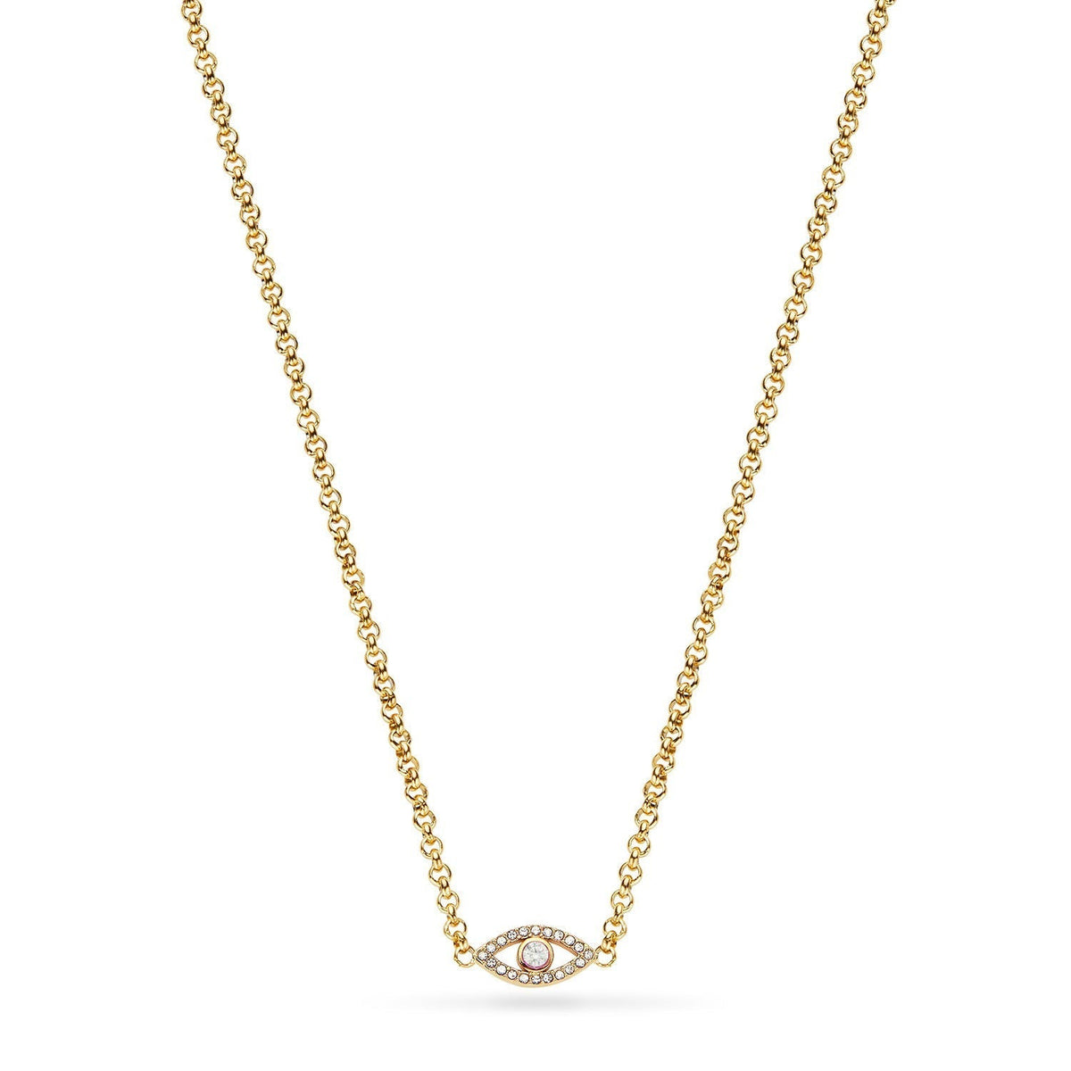 Custom Evil Eye Necklace (Gold)
