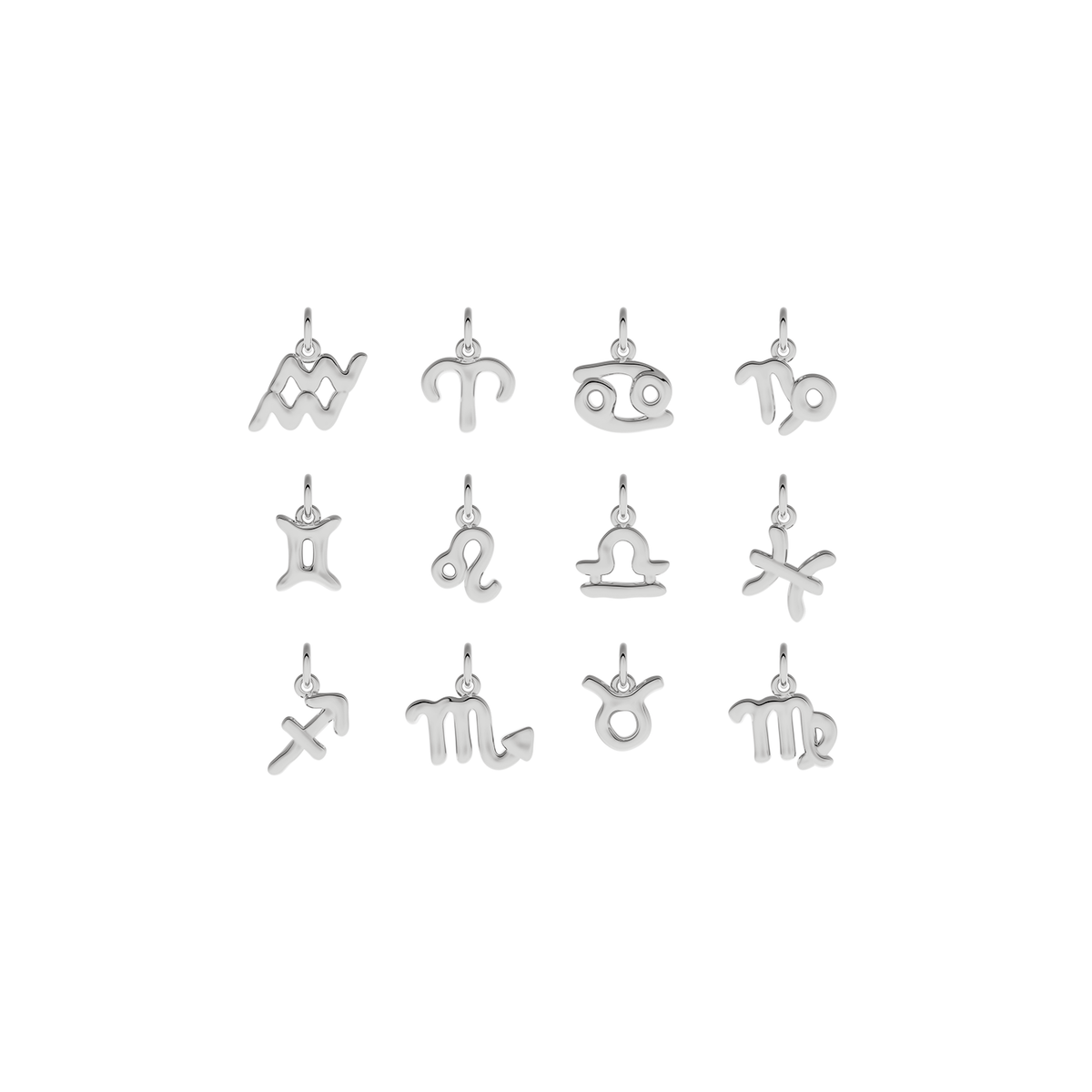 Made Mine Fine Charm - Molten Zodiac (Silver)