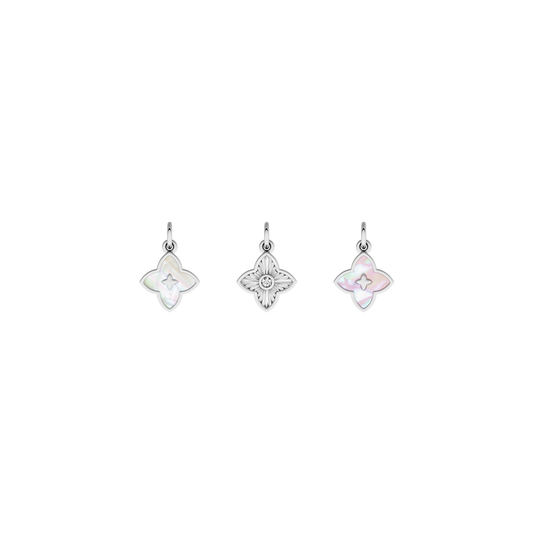 Made Mine Fine Charm - Flower (Silver)