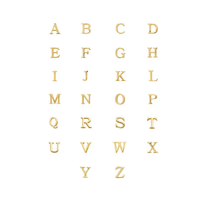 Stories Initial Pendant (Gold)