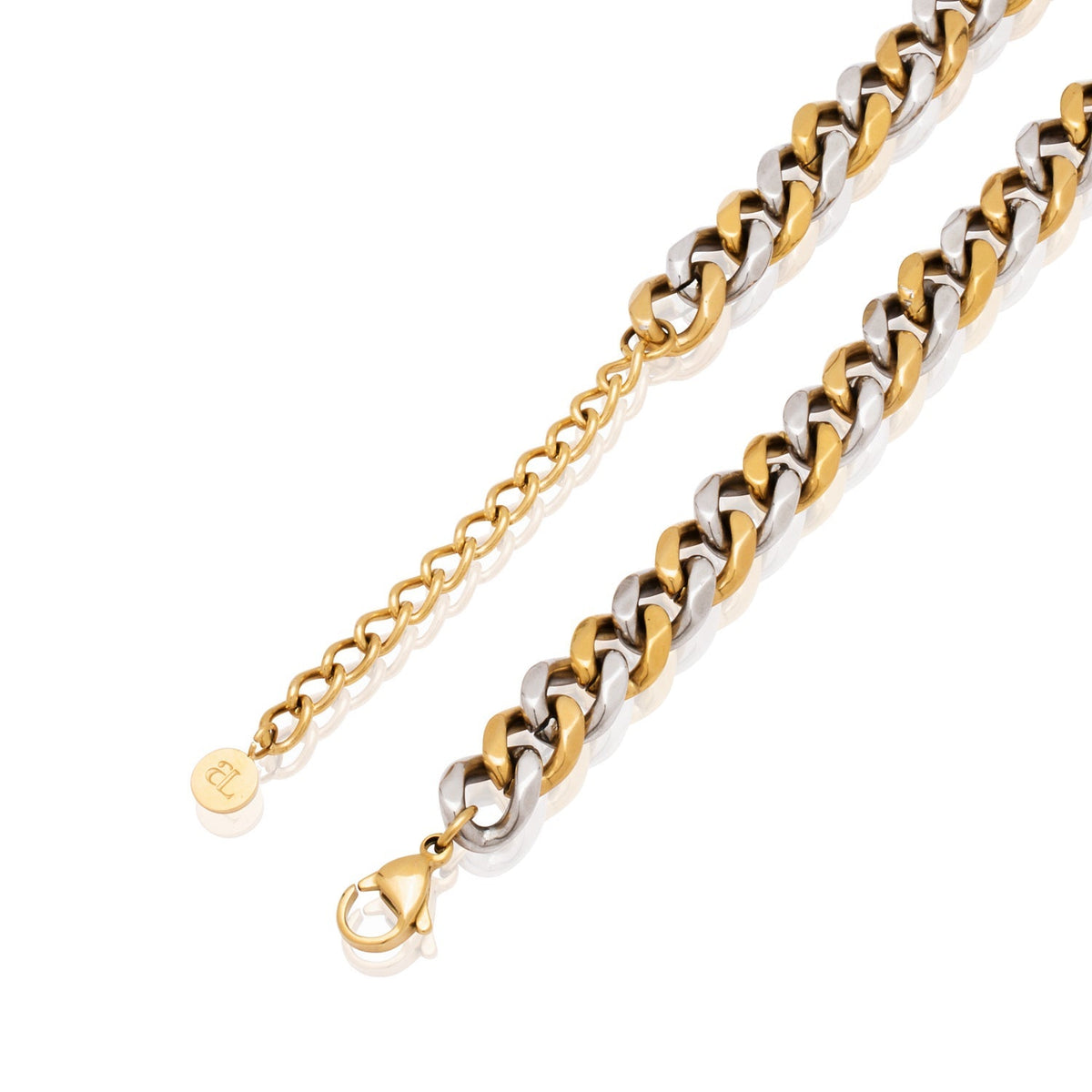 Initial Curb Set (Gold/Silver)
