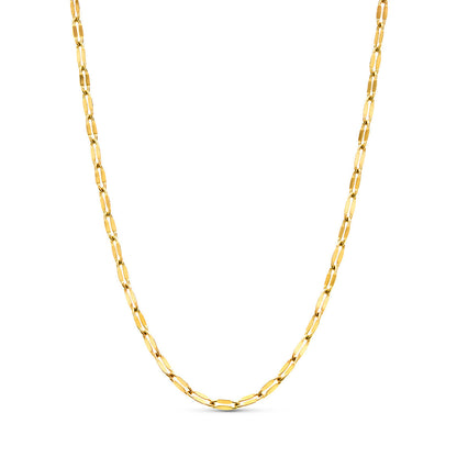 Double Heart Token Fingerprint Necklace (Gold & Silver)