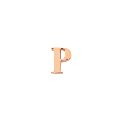 Made Mine Charms - Didot Initial Charm (Rose Gold)