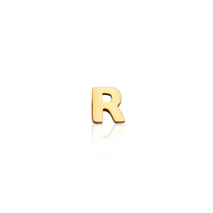 Made Mine Charms - Block Initial Charm (Gold)