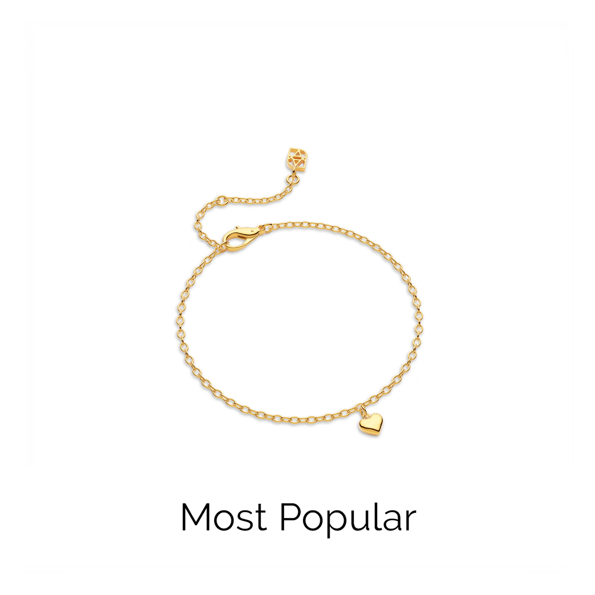 Fine Single Charm Bracelet (Gold)