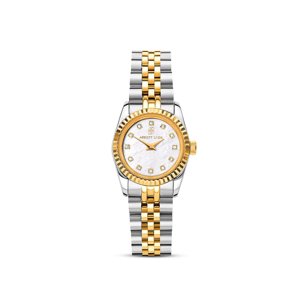 Mini Two Tone Pearl Link Belgravia 23 Watch