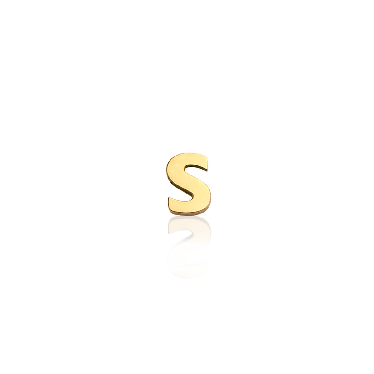 Mini Letter & Heart Birthstone Layered Necklace Set (Gold)