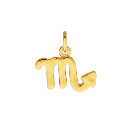 Made Mine Fine Charm - Molten Zodiac (Gold)