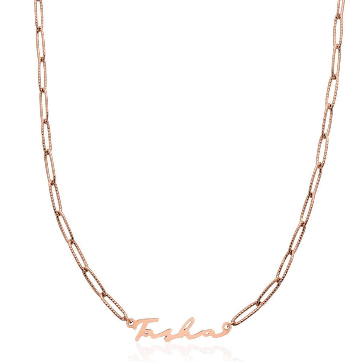 Signature Name Necklace (Rose Gold)