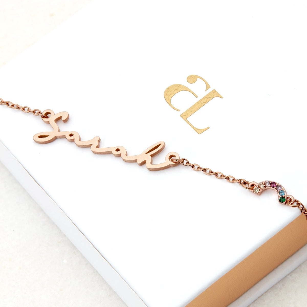 Signature Name Necklace (Rose Gold)
