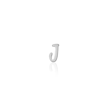 Fixed Charm - Handwritten Initial Charm (Silver)