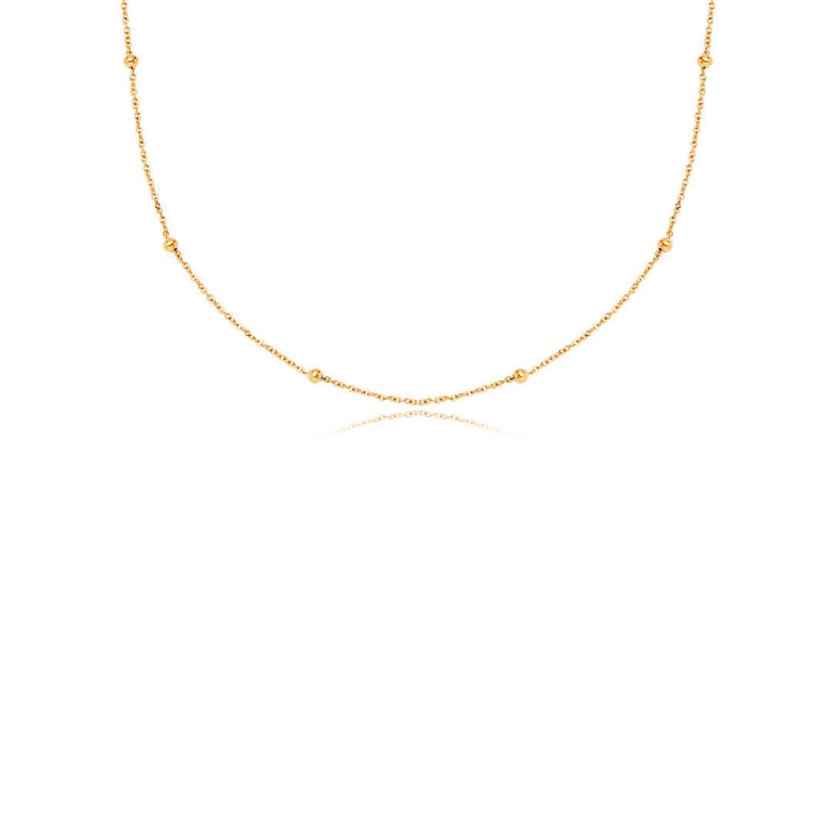 Fingerprint Written In The Stars Tag Necklace (Gold)