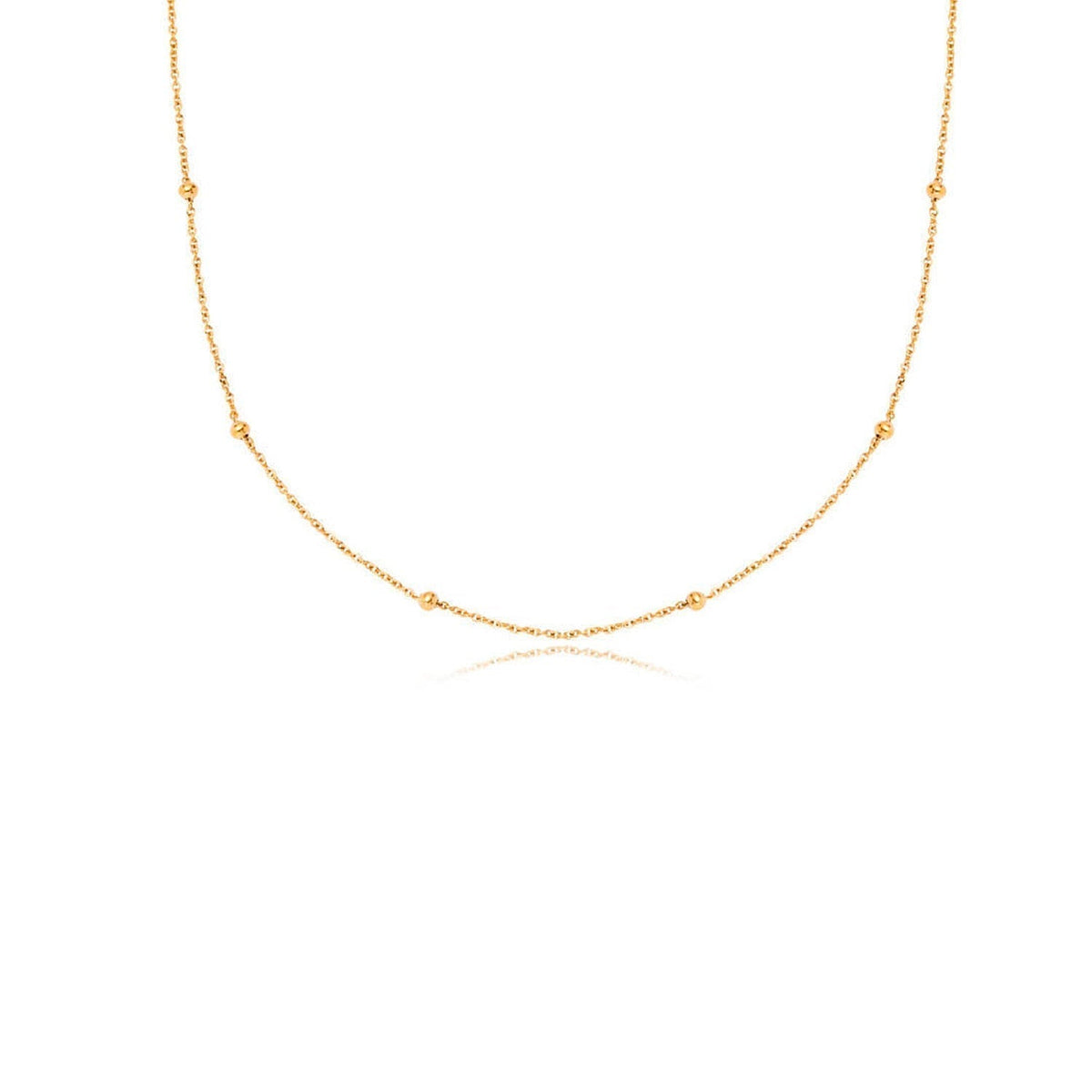 Fingerprint Written In The Stars Tag Necklace (Gold)
