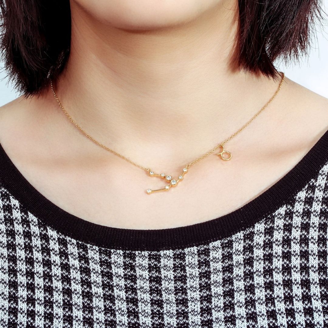 18K Gold Plated Zodiac Constellation Necklace