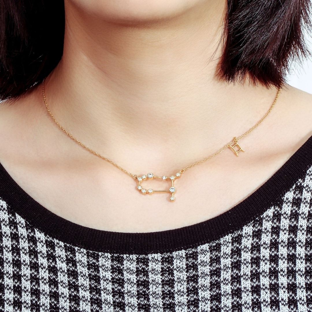18K Gold Plated Zodiac Constellation Necklace