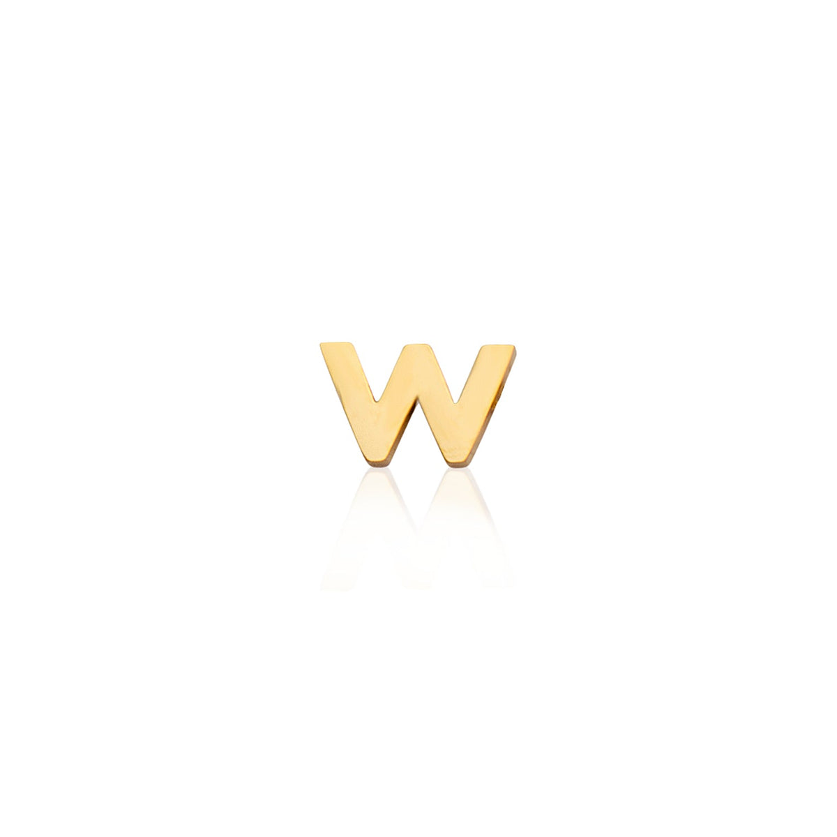 Made Mine Mini Letter Sphere Chain Necklace (Gold)