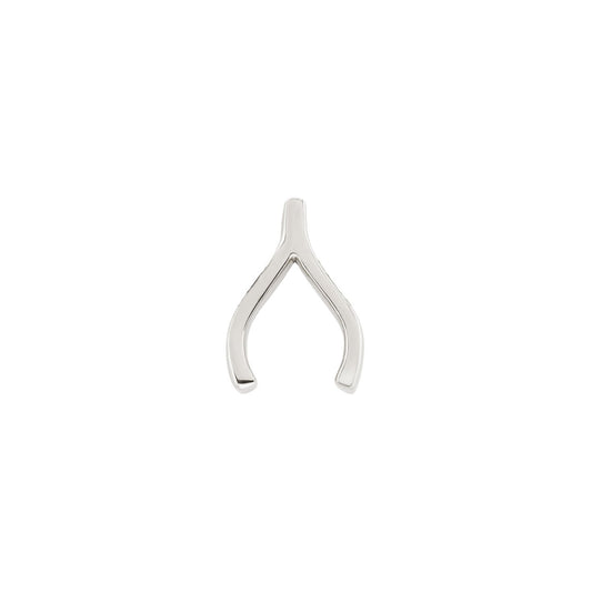 Made Mine Charms - Wishbone Charm (Silver)